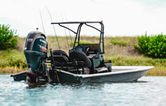 Jireh Shallow Draft Fishing Boat, built in Port O'Connor Texas.