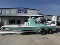 Jireh Shallow Draft Fishing Boat, built in Port O'Connor Texas.