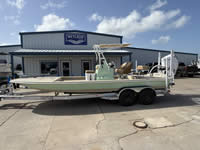 Jireh Shallow Draft Fishing Boat, built in Port O'Connor Texas.